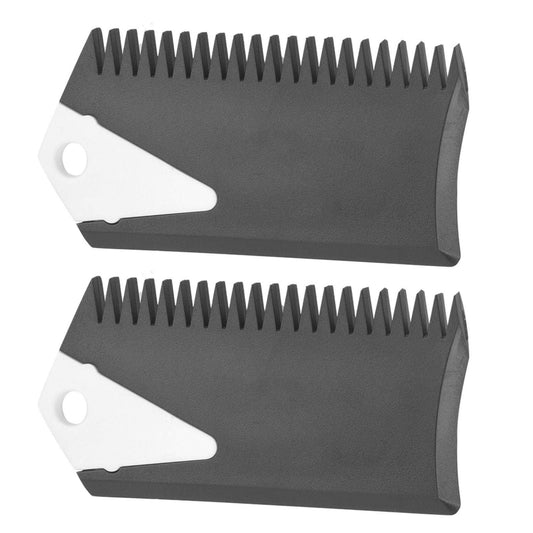 Yosoo Surfboard Scraper, Surf Wax Comb, 2pcs/Set Surfboard Wax Applicator, Surfboard Wax Remover, Surf Wax Comb and Scraper, PVC Surfboard Comb and Scraper for Surfing Board Skaeboard Skimboard