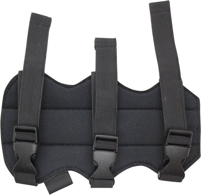 Archery Bow Range Arm Guard - 7.5" Adjustable Fit with 3 Straps for Comfort