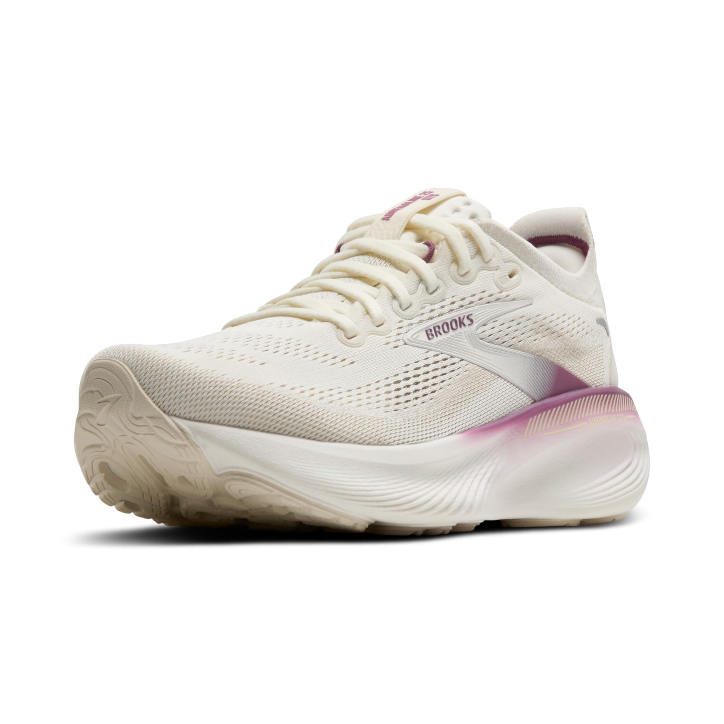 Brooks Women’s Adrenaline GTS 25 Supportive Running & Walking Shoe - Coconut/Argyle - 11 Medium