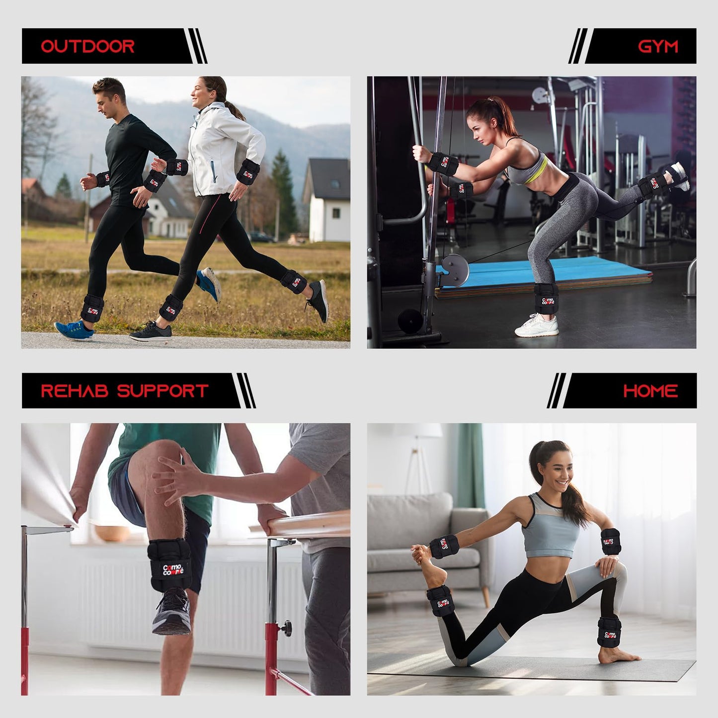 Adjustable Ankle Weights, 5lb 1 Pair Strength Training Wrist Leg Arm Weights for Women, Kids and Men, Weighted Ankle Weight Set with Removable Sandbags for for Gym, Fitness Workout, Running, Lifting