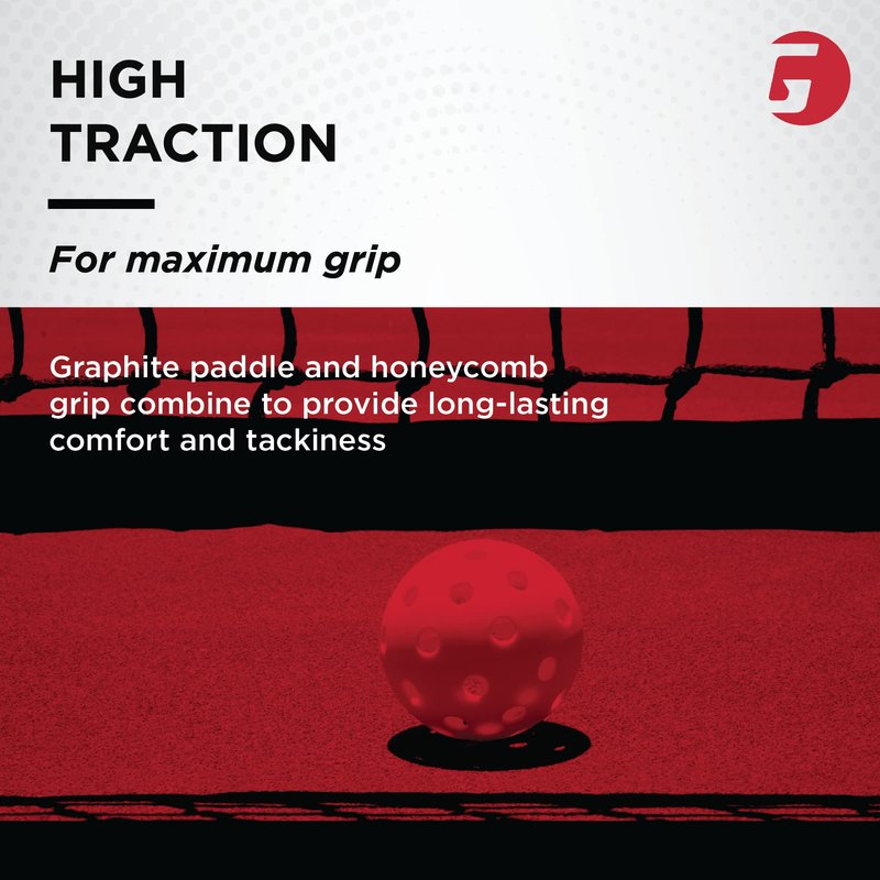 GAMMA Sports Conqueror Pickleball Paddle, Graphite Composite Surface and Honeycomb Grip, Discovery