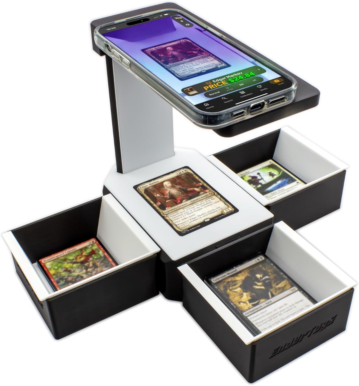 EnderToys Card Scanner TCG - Deluxe Scan Station for Sleeved & Unsleeved Cards | Fast Sorting