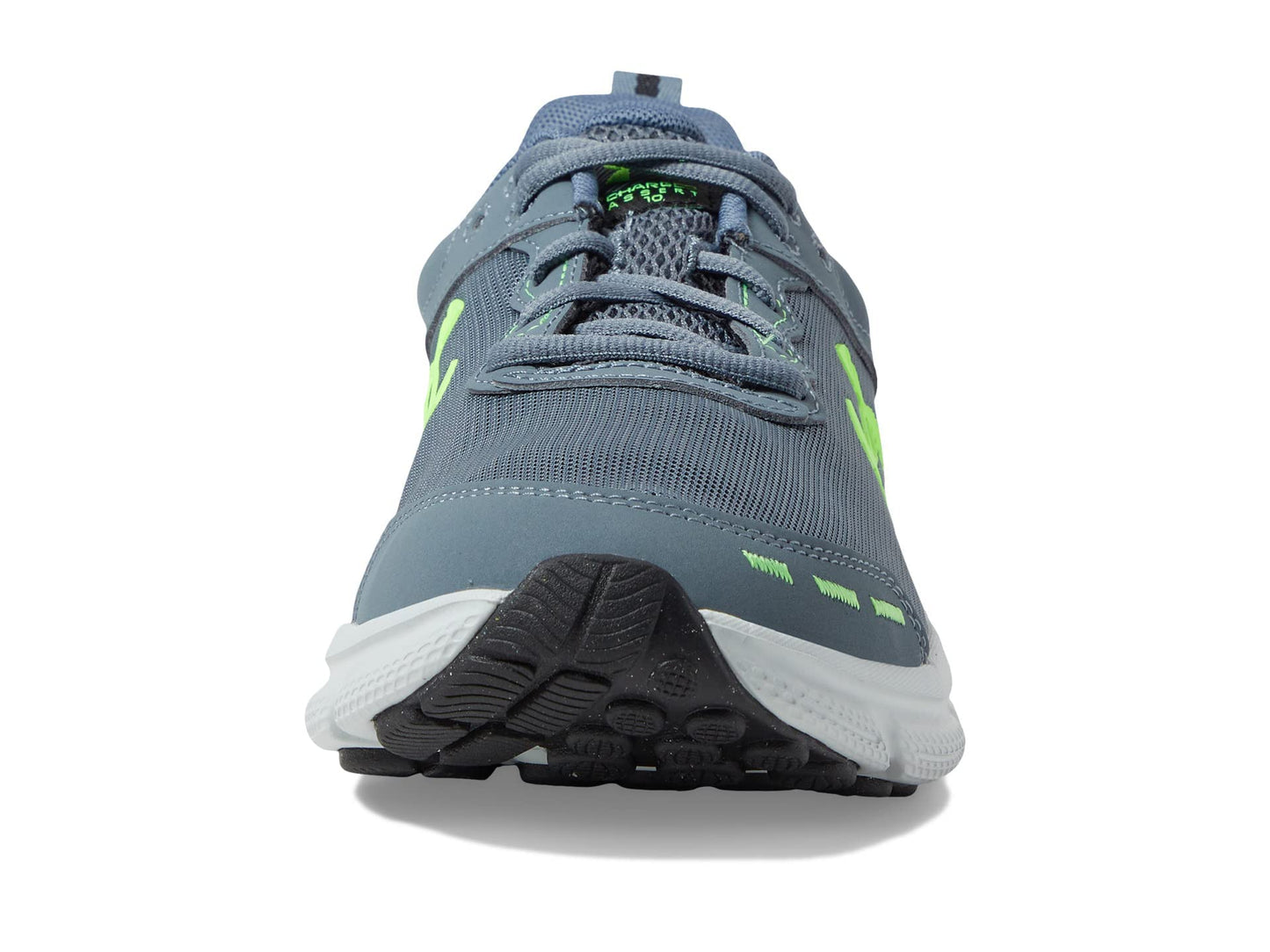Under Armour Men's Charged Assert 10 Shoes, (101) Gravel/Gravel/Lime Surge, 12 X-Wide