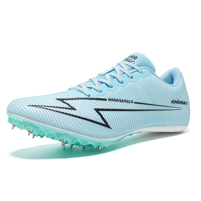 HORRSEYLLO Men's Track and Field Shoes Women's Lightweight Metal Spikes for Athletics Sprint and Jump