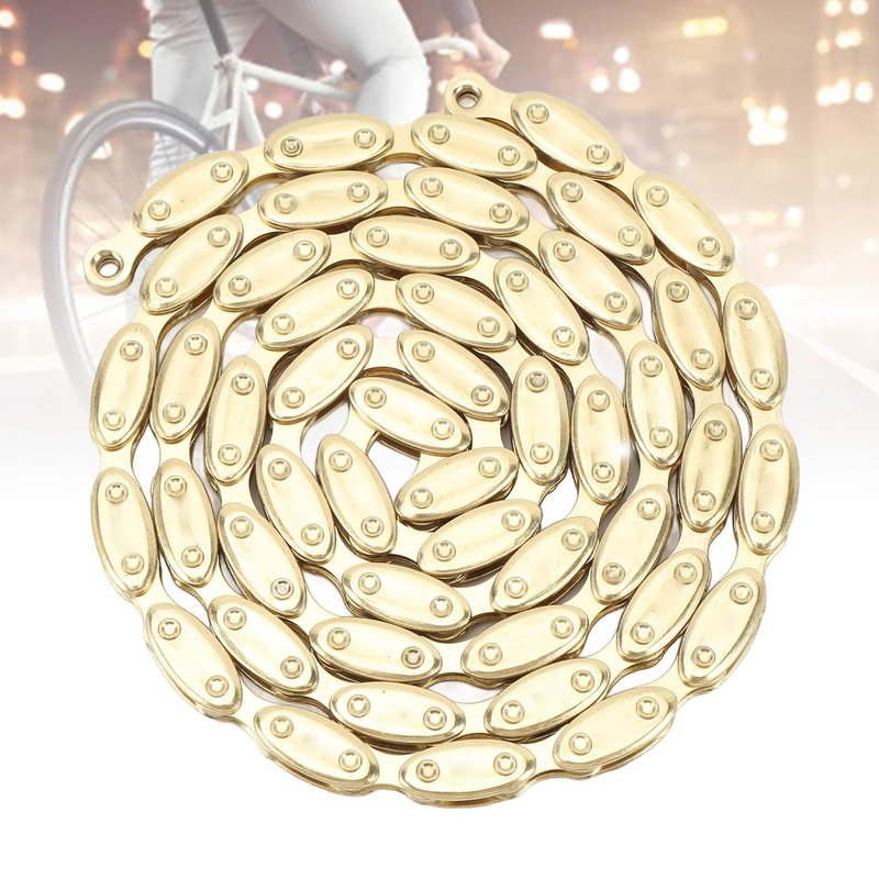 Tbest Chain, High Strength Steel 100 Link Single Speed Chain Replacement for Fixed Gear for BMX