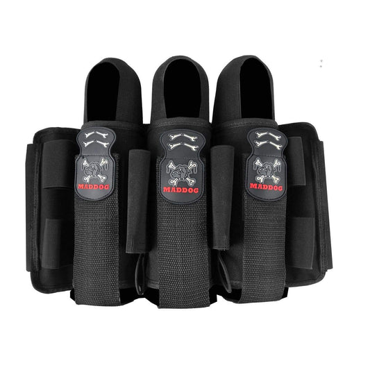 Maddog Pro 3+2 Paintball Harness Pod Pack | Pod Ejection | Adjustable Elastic Velcro Belt