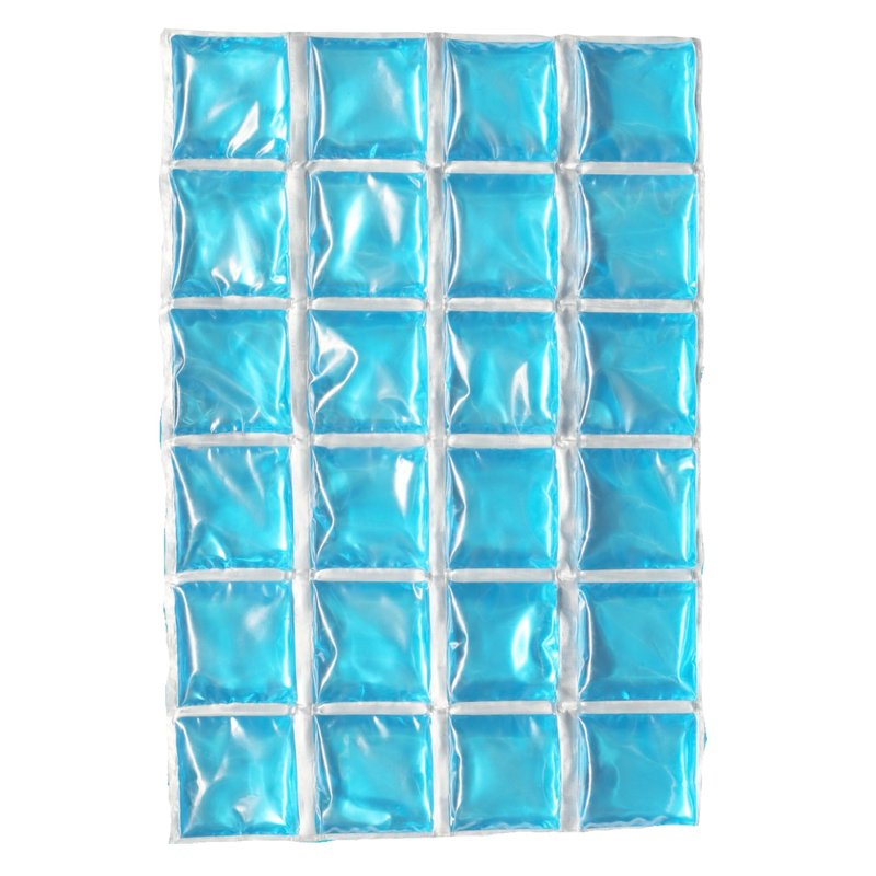 ICY-COOLS Reusable Ice Packs for Coolers - Flexible Ice Sheets, Flat and Long-Lasting for Camping or Lunch Boxes, 8x12, 1 Pack (Blue)