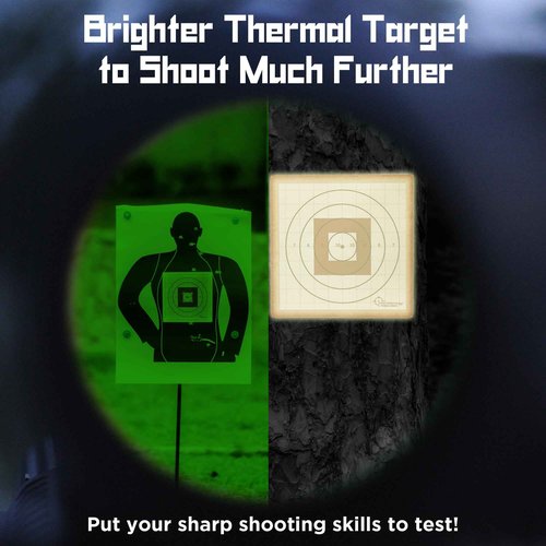 Internal Energy Thermal Target Combo Pack – Passive Rifle Shooting Targets for Zeroing, Extra-Bright Thermal Squares, Outdoor Range Practice, Reliable and Easy to Use