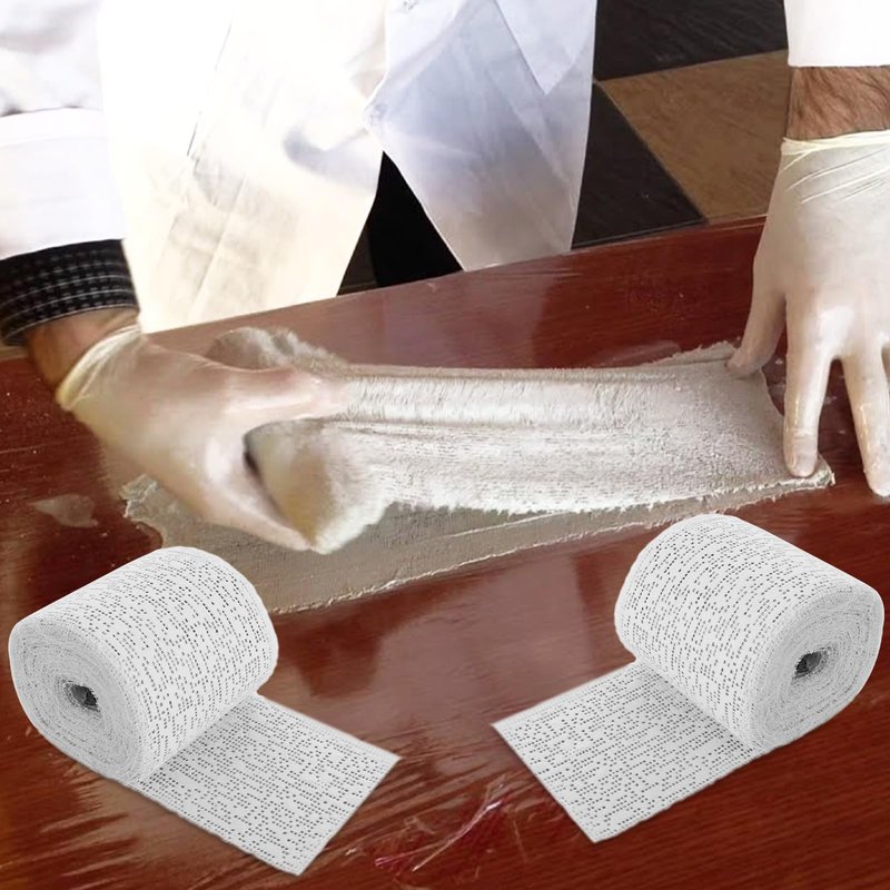 ZUQIAN 24 Pack 3”x 180” Plaster Cloth Rolls Bulk (Each Roll), Plaster Gauze Bandage for Craft, Gauze Bandage Roll for Modeling, Masks, Scenery, Belly Cast (3In x 15Ft/ 5Yd)