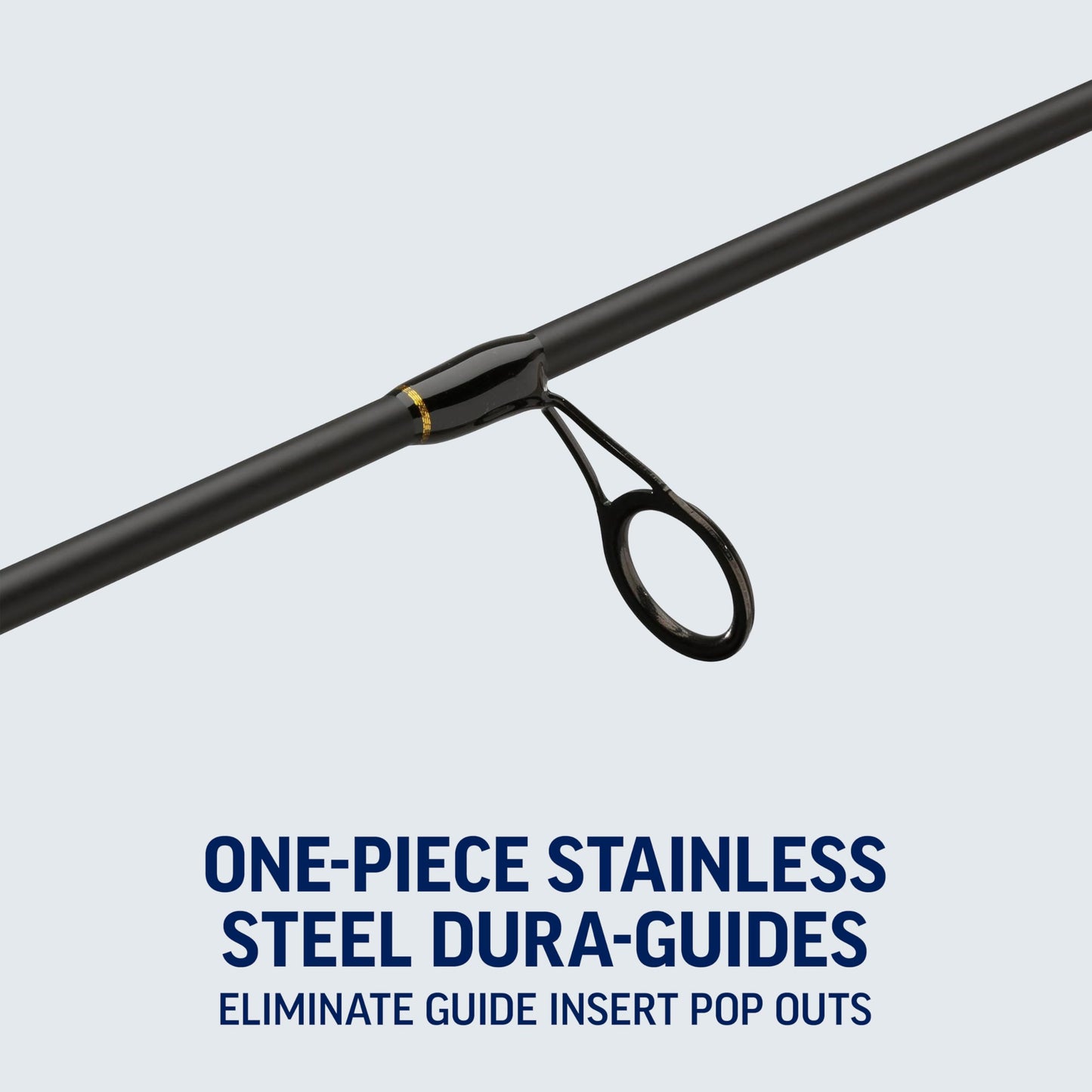 Penn 7' Battle IV Spinning Fishing Rod and Reel Combo Kit, 2500 Reel, CNC Gear Technology, Full Metal Body and Sideplate, HT-100 Drag System