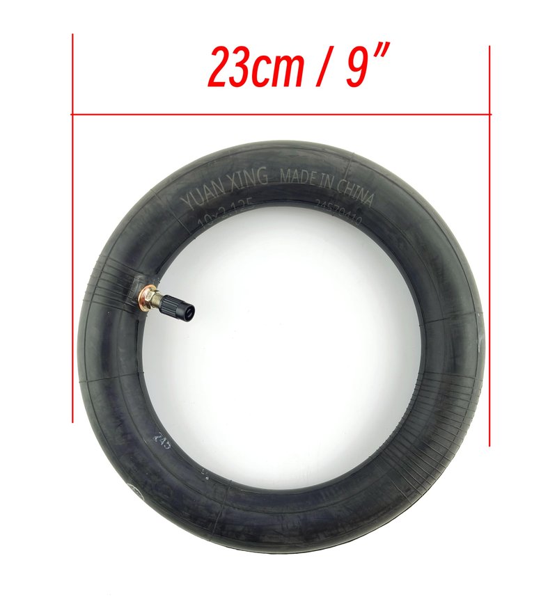 ZAITUO 10 x 2.125 10" Rubber Butyl Rubber inner Tube Replace for Segway Ninebot F Series (F20 F25 F30 F35 F40 F65) D28U 10-inch Electric Kick Scooter Tyre Wheel Parts (1)