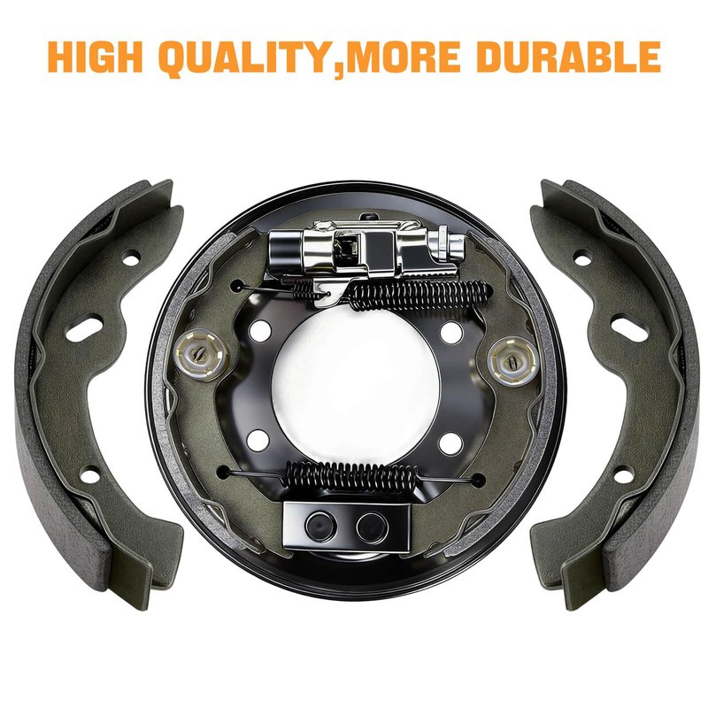 MOSNAI Golf Cart Brake Shoes Fit for EZGO Medalist/TXT G&E 1997 Up Golf Cart Replacement Brakes Fit for Workhorse 96+, Yamaha G2-G22 94-06 OEM 27943G01 70795G01 27944-G01