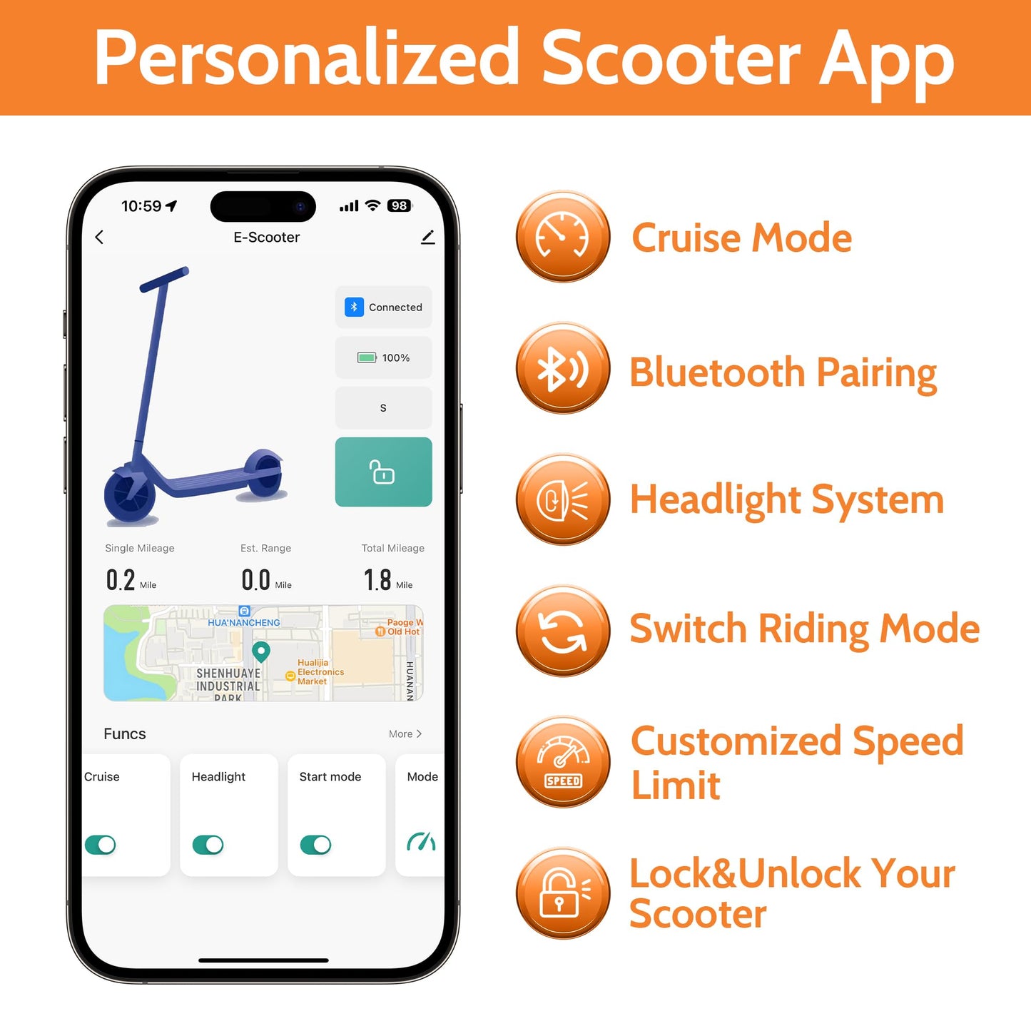 MAXSHOT Electric Scooter for Adults, 8.5/10/14" Tires, 19/22Mph, 350W/500W Motor, 21-28 Miles Range, Folding E-Scooter with Dual Suspension,APP(V1/SPRO/MAX/PRO/X1/X1PRO/PR)