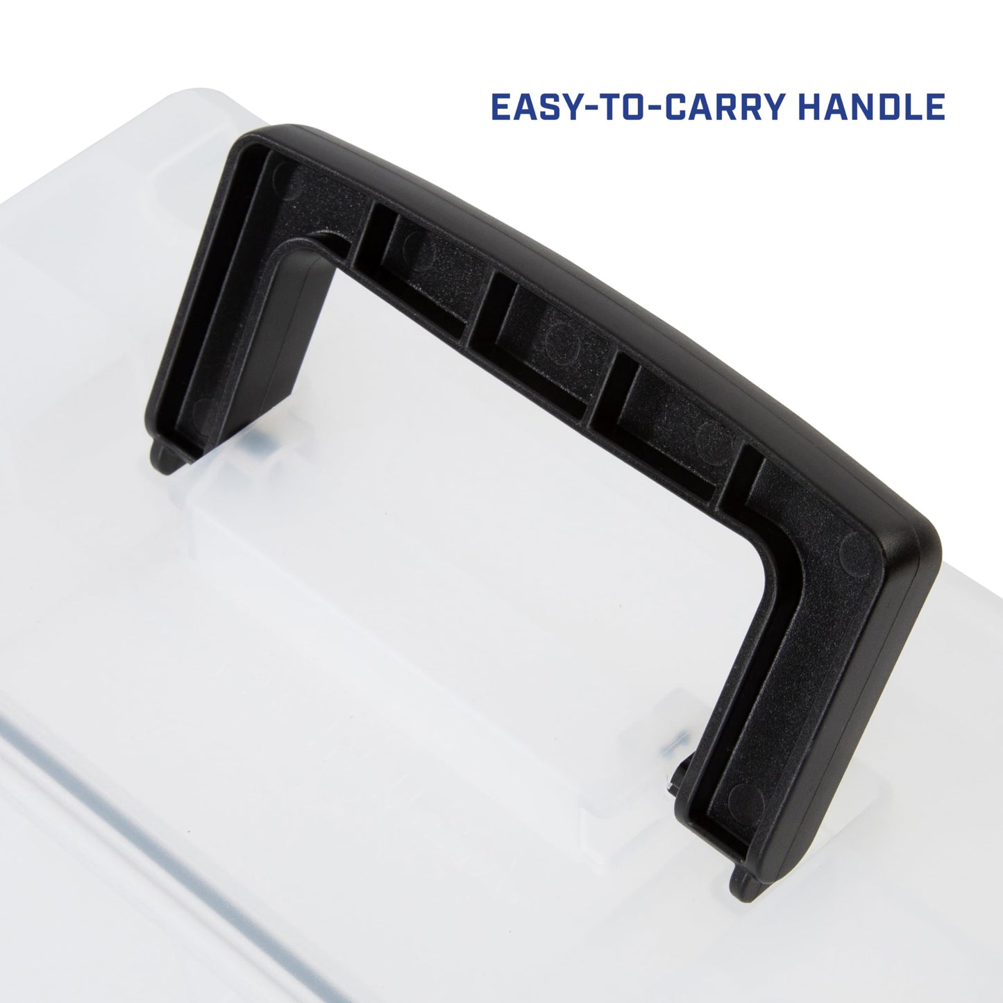 Sheffield Ammo Box Made in USA, Stackable Lockable Ammo Storage Box, Frost