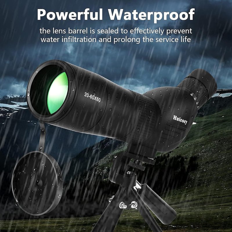 Spotting Scope - 39-19m/1000m with Tripod, FMC Lens & BAK4 Eyepiece | Fogproof Bird Watching Kit with Phone Adapter