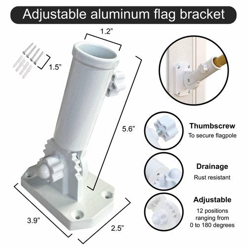 Columbus Blue Jackets Flag Pole and Bracket Set