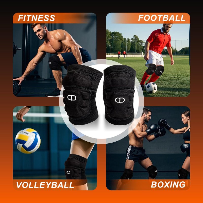 DA-Protective Knee Pads, Thick Sponge Anti-slip, Collision Avoidance Knee Sleeve
