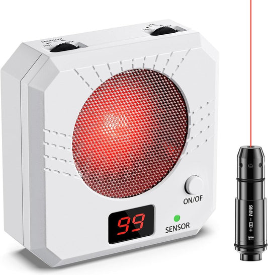 9MM Laser Training Cartridge - Electronic Target System with 5 Difficulty Levels for Effective Dry Fire Practice