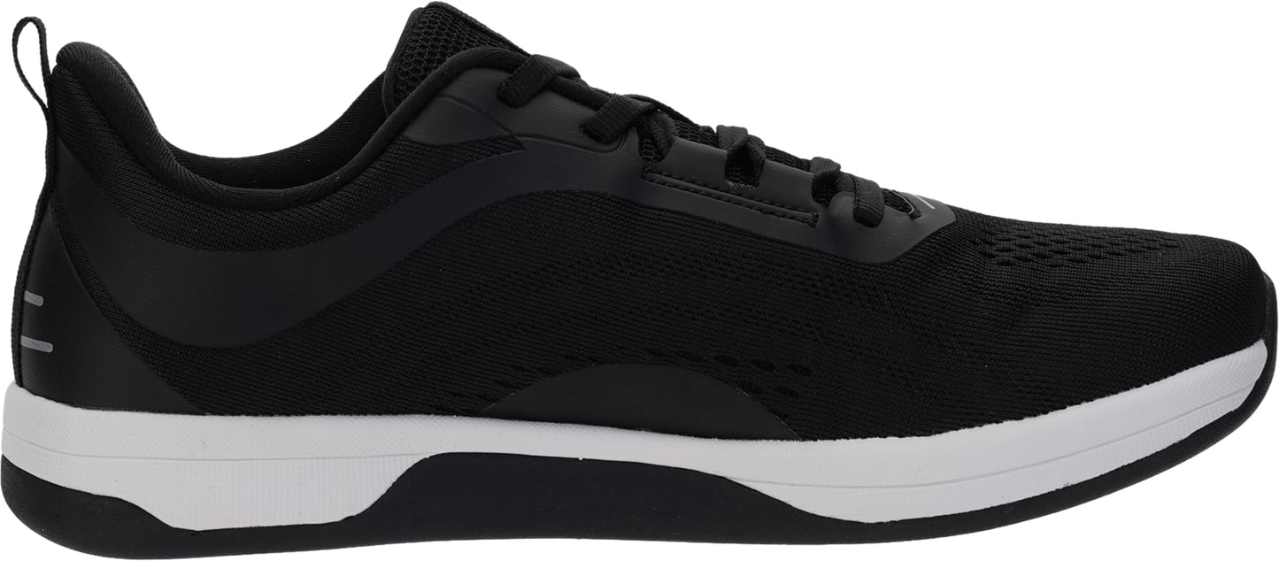 WHITIN Women's Zero Drop Width Wide Toe Box Road Running Shoes Size 11 Comfortable Slip Resistant Training Tennis Walking Sneaker Female 43 Black