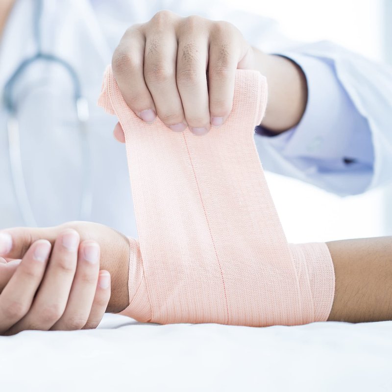 BQTQ 12 Rolls Elastic Tape Adhesive Elastic Bandage Wrap 4 inch Stretch Bandage Wrap Wound Wrap Tape Elastic Adhesive Tape Wrap Bandages for Wrist Ankle Swelling Sprains