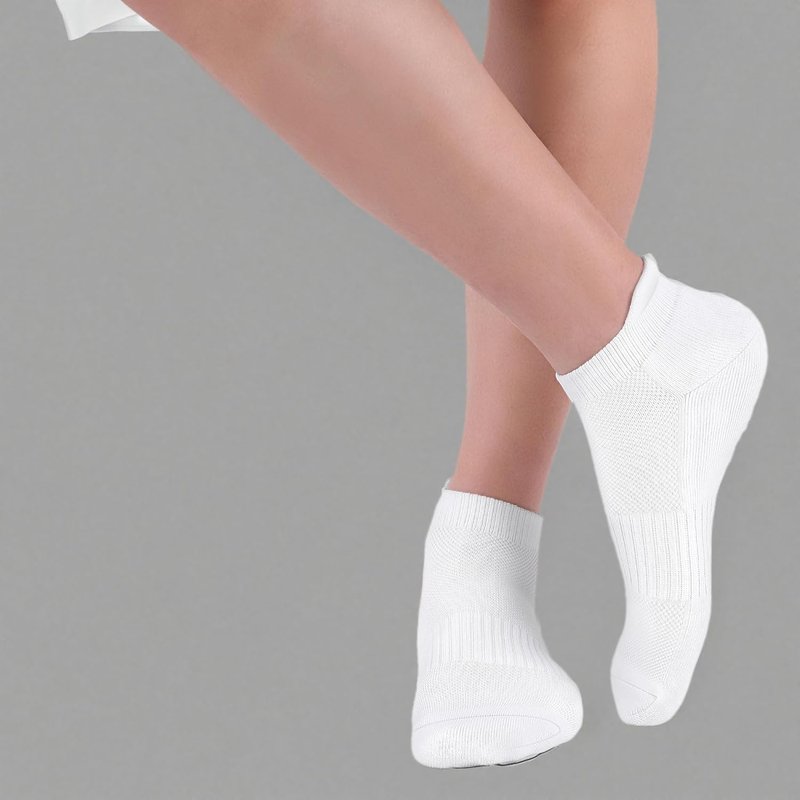 Ankle Athletic Running Socks - Breathable Cushioned Low Cut Sports Socks for Men & Women | 6 Pairs