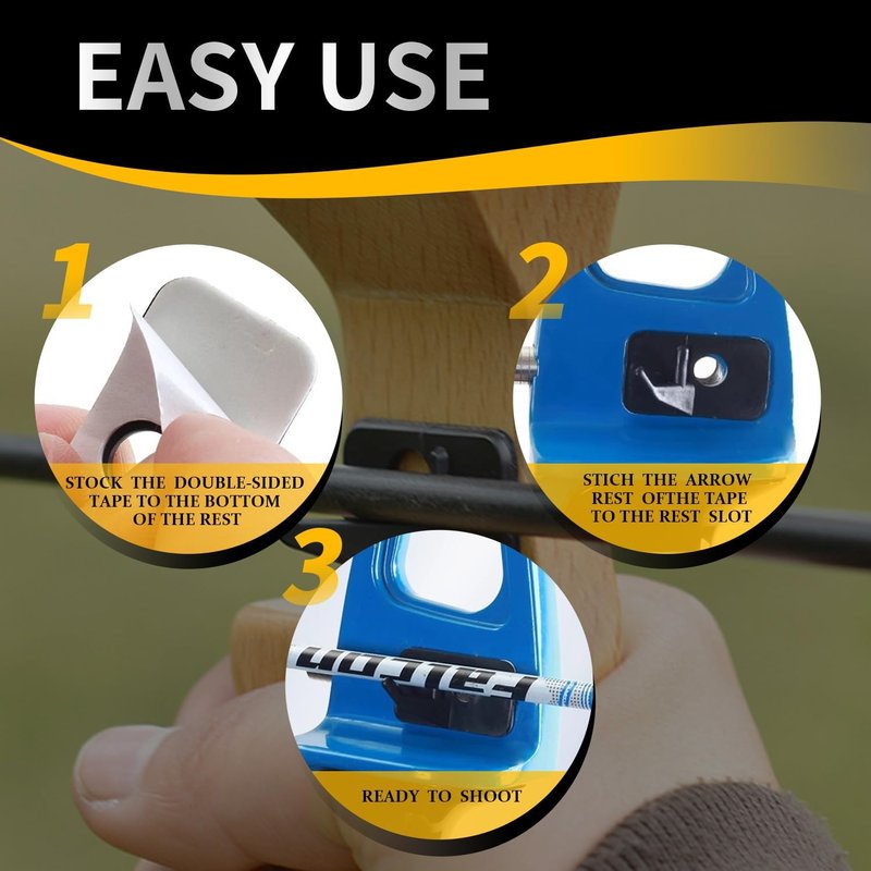 Right Hand Arrow Rest for Recurve Bow | Durable Bow Accessories