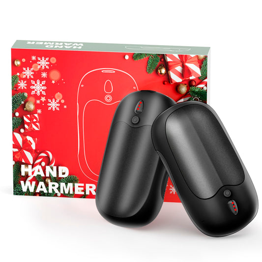 AI Hand Warmers Rechargeable - 2 Pack, 6000mAh Electric Hand Warmers, 20Hrs Long Safe Heat, Portable Pocket Heater, Gifts for Men, Women, Christmas, Outdoor, Indoor, Golf, Camping, Hunting Accessories