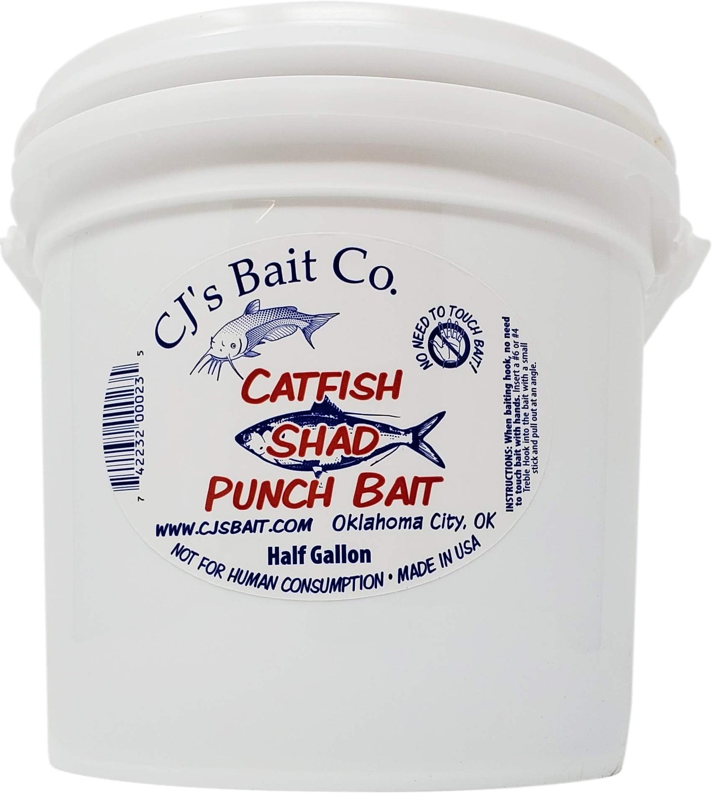 CJ's Catfish Shad Punch Bait, 1/2 Gallon