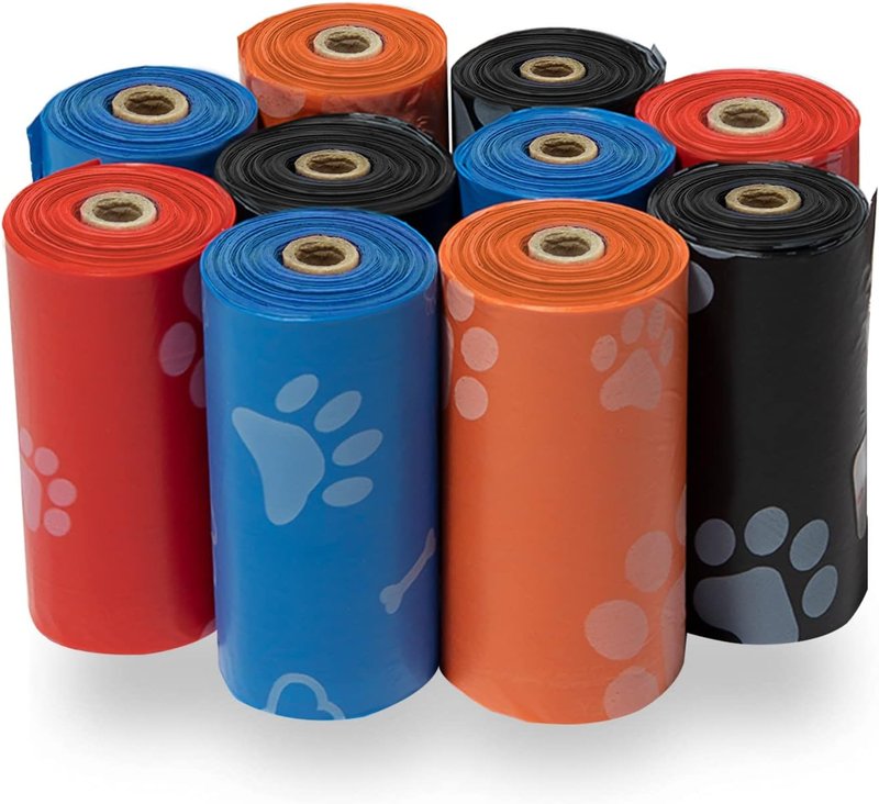 Dog Poop Bags - Leak-Proof & Tear-Resistant Waste Cleanup | 150 Assorted Thick Plastic Bags for Outdoor Use