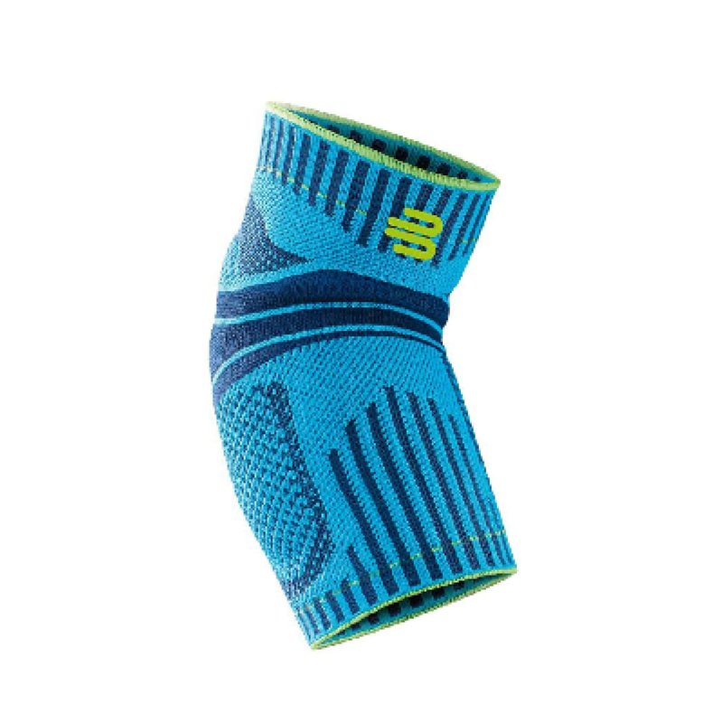Bauerfeind Sports Elbow Support - Elbow Brace for Pain Relief and Support - Pads for Enhanced Comfort - Targeted Compression - Lightweight & Durable - Rivera, Medium