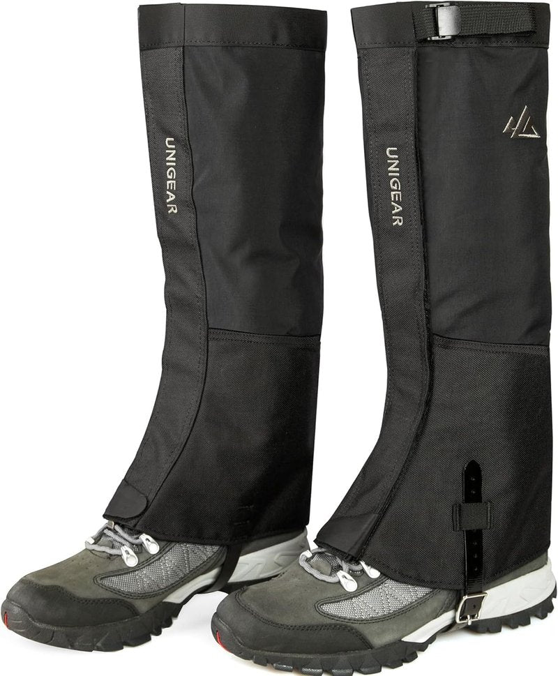 Leg Gaiters - 1000D Waterproof Fabric for Hiking, Walking, Climbing & Skiing | Durable & Lightweight