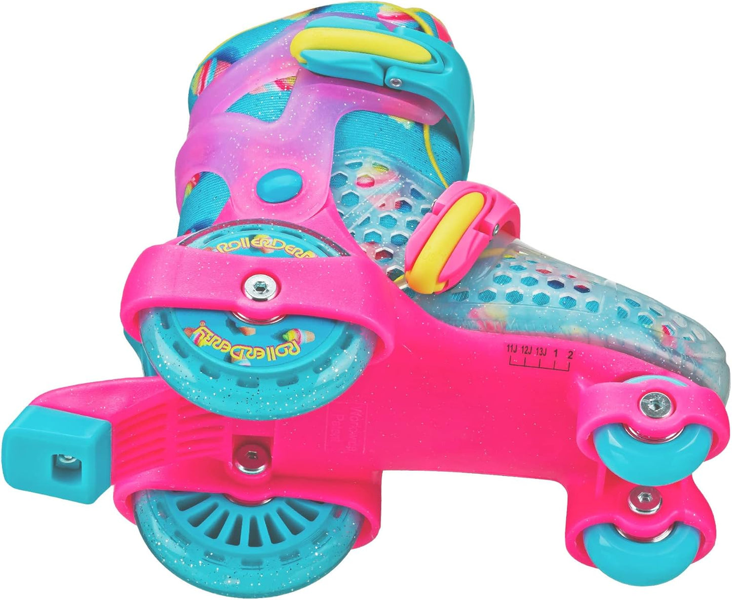 Beginner Roller Skates for Kids | Adjustable Sizing for Toddlers & Youth - Fun & Colorful Design