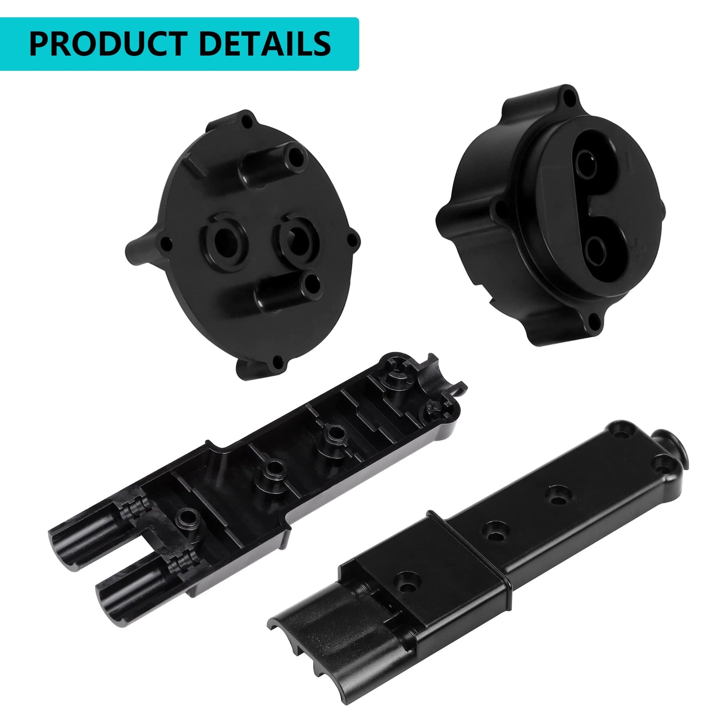 10L0L Golf Cart MAC DC 48V Charger Plug Powerwise Receptacle Kit for Yamaha G19 G22 Electric Model OEM# JR1-H6181-02-00 JR1-H235A-00