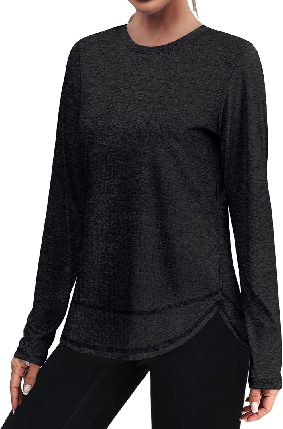 Women's UPF 50+ Sun Protection Workout Tops - Long Sleeve Quick Dry Shirts for Hiking & Running | Sizes S-3XL