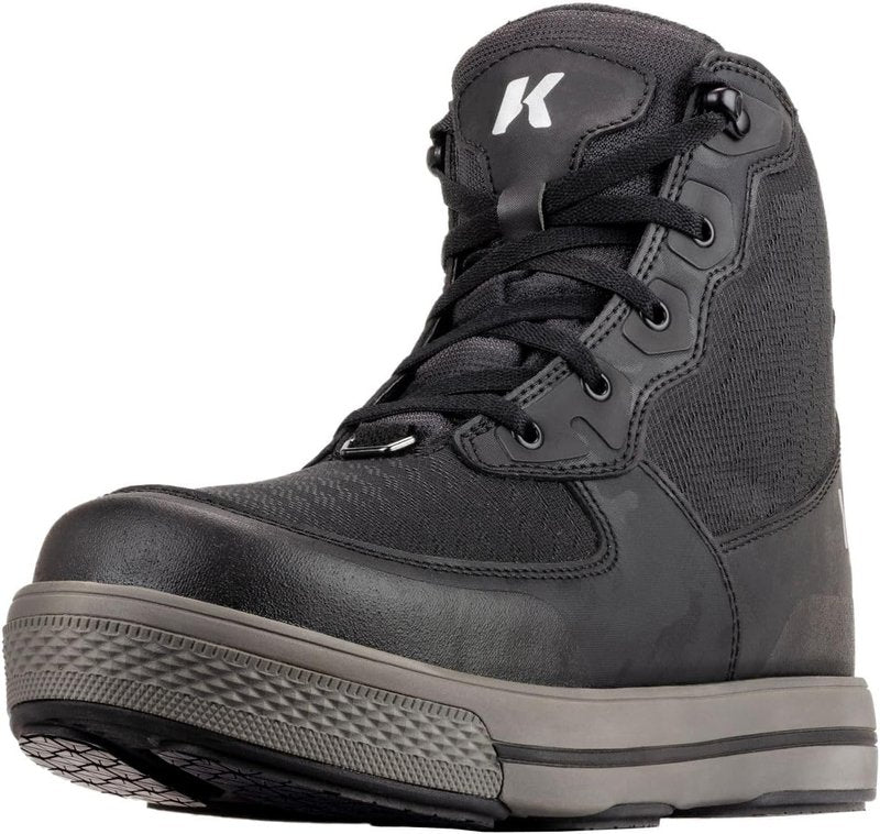Korkers Men's Stealth Sneaker Wading Boot - Fixed Kling-On Rock Soles | Durable Fishing Footwear