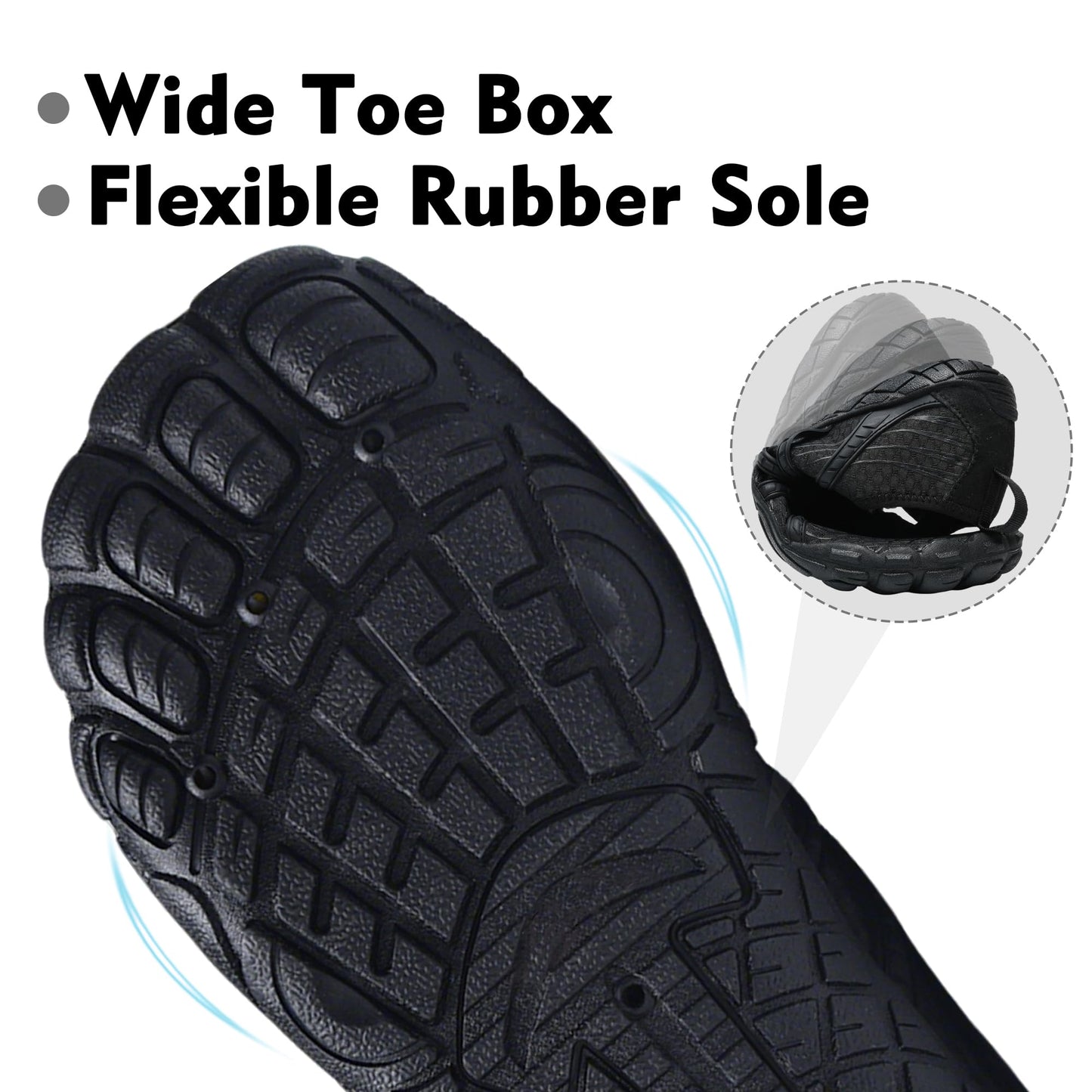 Barefoot Water Shoes for Women and Men - Quick-Dry Lightweight Swim Shoes for Beach,Pool,Hiking