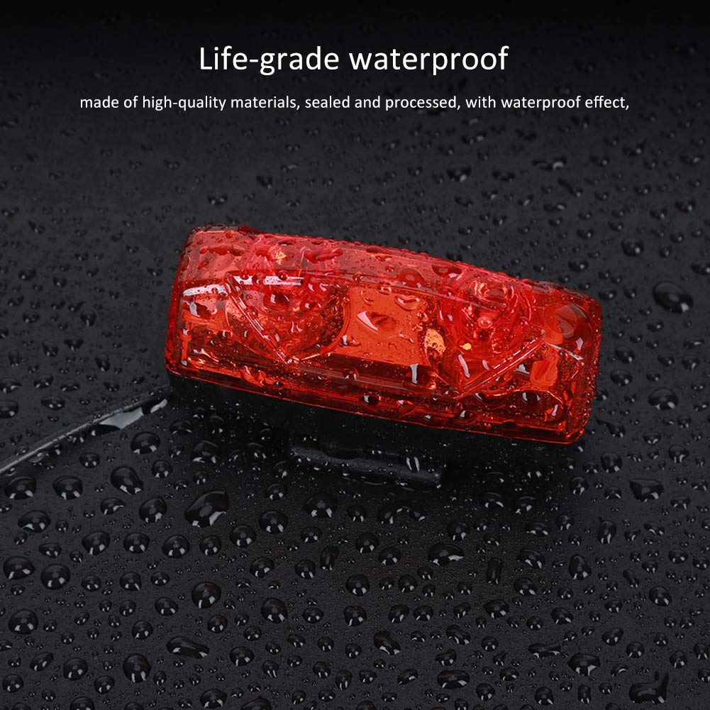 Tail Light Magnetic Induction Self Generating Electricity Mountain Taillight Cycling Warning Light LED Light Set