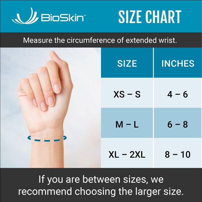 BioSkin Carpal Tunnel Wrist Brace - For Arthritis Pain And Support, Tendonitis, Wrist Sprains, Night Wrist Sleep Support Brace, Wrist Splint, Wrist Support For Women And Men, HSA or FSA Eligible