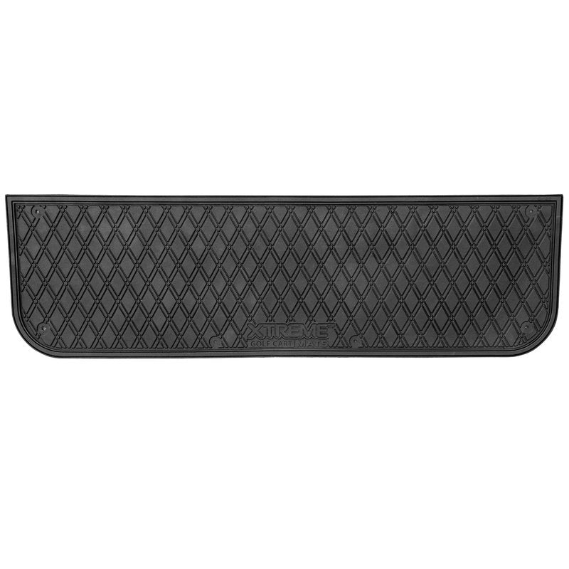 Xtreme Golf Cart Mats Rear Step Rubber Floor Mat for Golf Cart Models Equipped with MadJax Genesis 150, GTW MACH1, or MODZ Flip4 Rear Seat Kits | Full Coverage Protection 41" x 12" - Red Trim