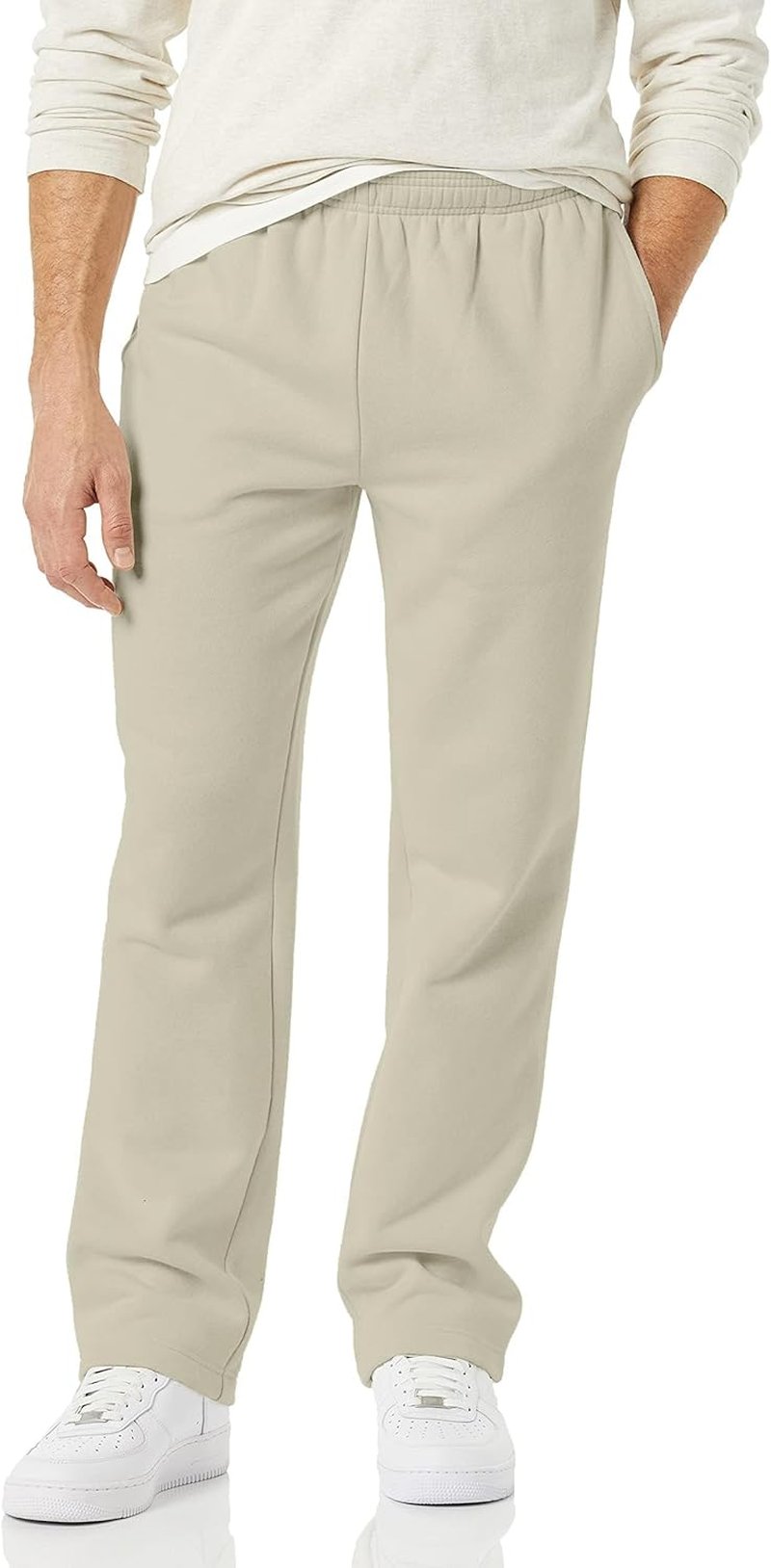 Men's Relaxed Straight Leg Fleece Sweatpants - Comfortable Fit | Big & Tall Sizes Available