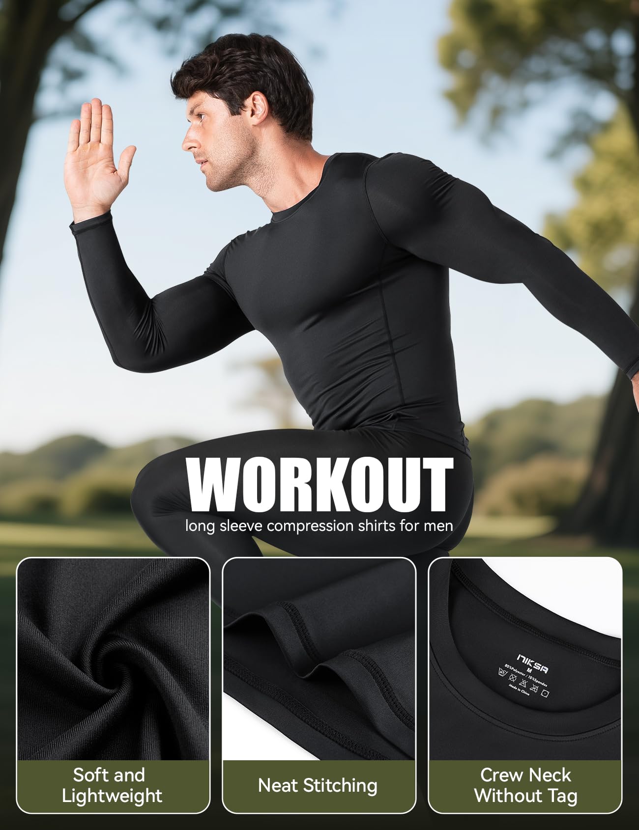 Niksa Compression Shirts Long
