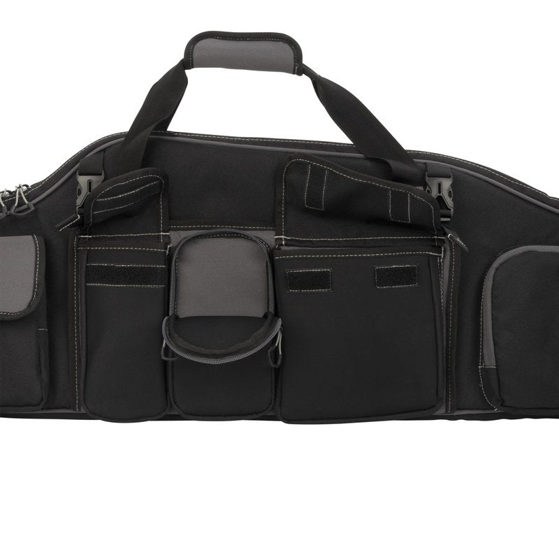 Gear Fit MOA 55" Rifle Case by Allen - Long Range Precision Rifle Storage with Multiple Pockets, Heavy Duty Foam, Black/Gray