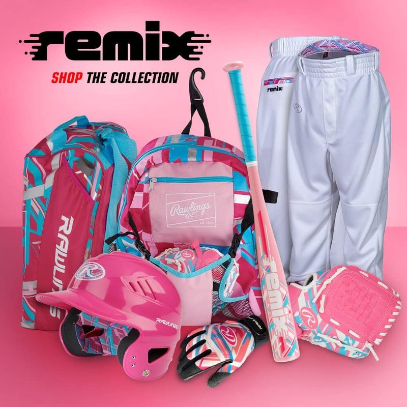 Rawlings T-Ball & Youth Baseball Backpack - Stylish Pink Equipment Bag for Kids
