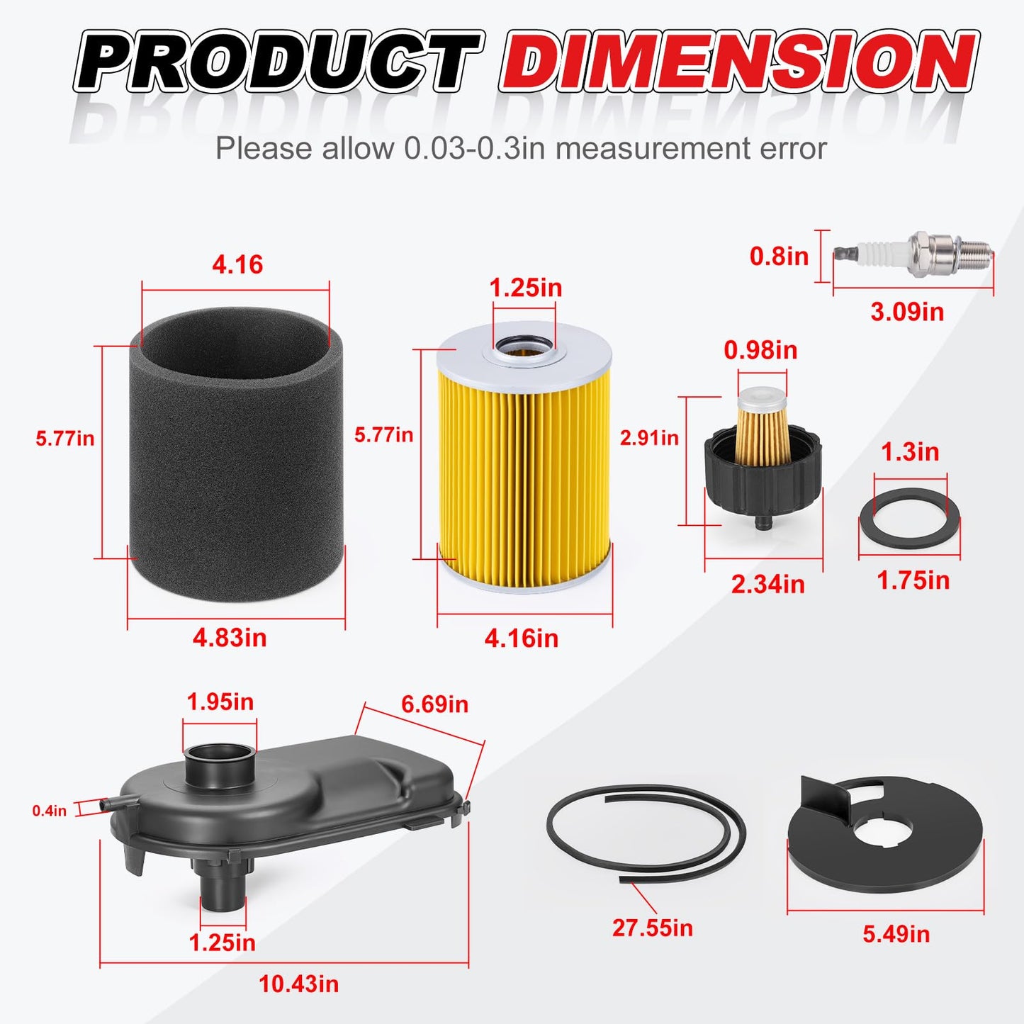 Air Filter Cover Cap Oil Filter w/Seal for Yamaha Golf Cart G2 G5 G8 G9 G11 1985-1995