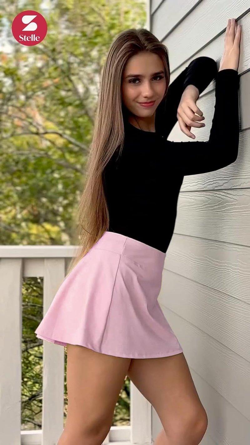 Women's High Waisted Tennis Golf Skirts with Pockets - Athletic Skorts for Sports & Running | Pickleball