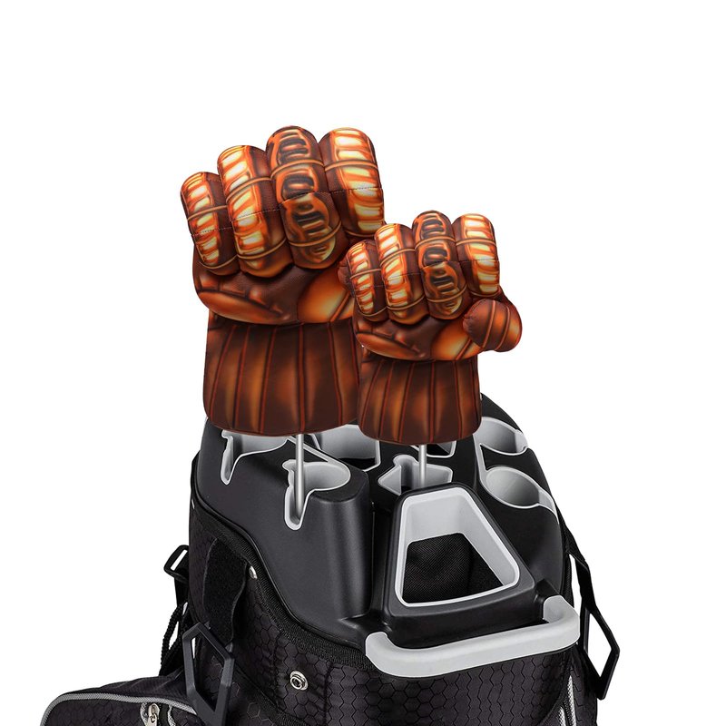 LeFeng Golf Club Head Covers Perfect for 460cc Driver and Fairway Wood Funny Palm Shape Wood Head Covers (Endless Palm, for Driver)