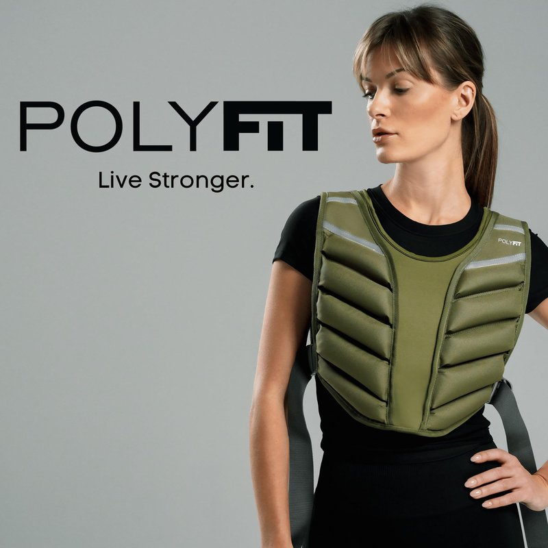 Polyfit (Sierra) Weight Vest for Workout – 10lb, 15lb, 20lb – Weighted Vest for Men & Women