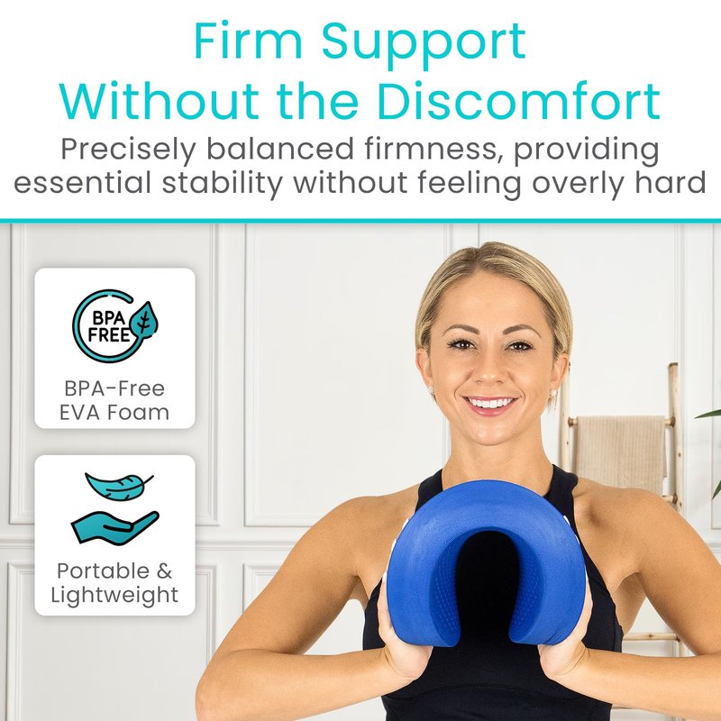 Vive Balance Pad (2 Pack) - Physical Therapy Foam Stability Trainer - Non-Slip Wobble Cushion for Exercise, Rehabilitation, Workouts, Yoga, Core Strength, Pilates - Device for Women, Men & Kids