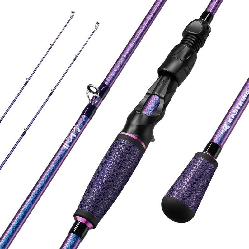 KastKing Royale Legend Pro Bass Fishing Rod - 2-Piece IM7 Graphite, SlipLock Handles | Extra Tip & Hook Keeper