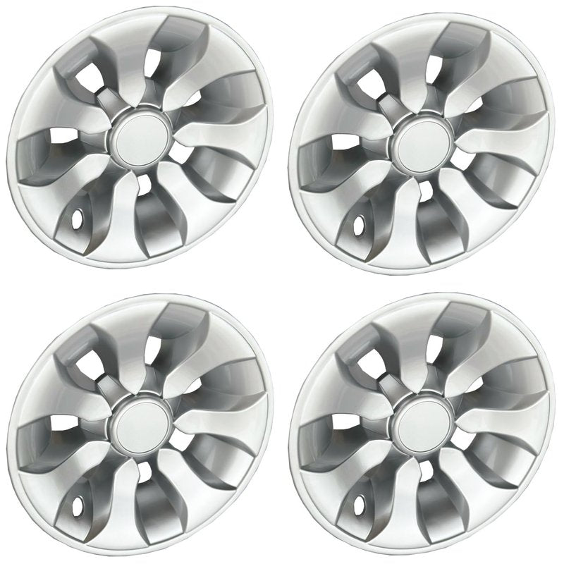 Golf Cart 8" Wheel Covers Hub Caps with 7 Spokes for EZGO Cub Car Yamaha Golf Cart (Set of 4pcs)